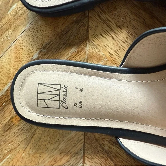 Women's Backless Slip on Slides Loafer Shoes Flats Comfortable Pointed Toe Mules - Picture 5 of 6